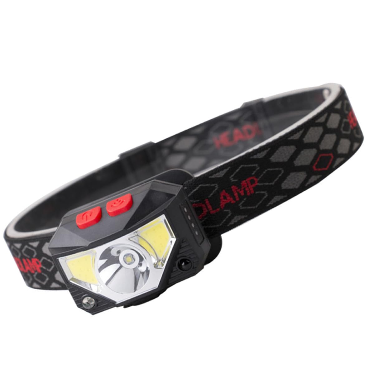 Linterna frontal LED recargable USB impermeable de ABS para pesca y marcha 8