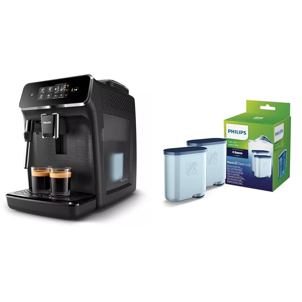Philips Série 2200, machine à espresso, filtre à eau, mousseur à lait