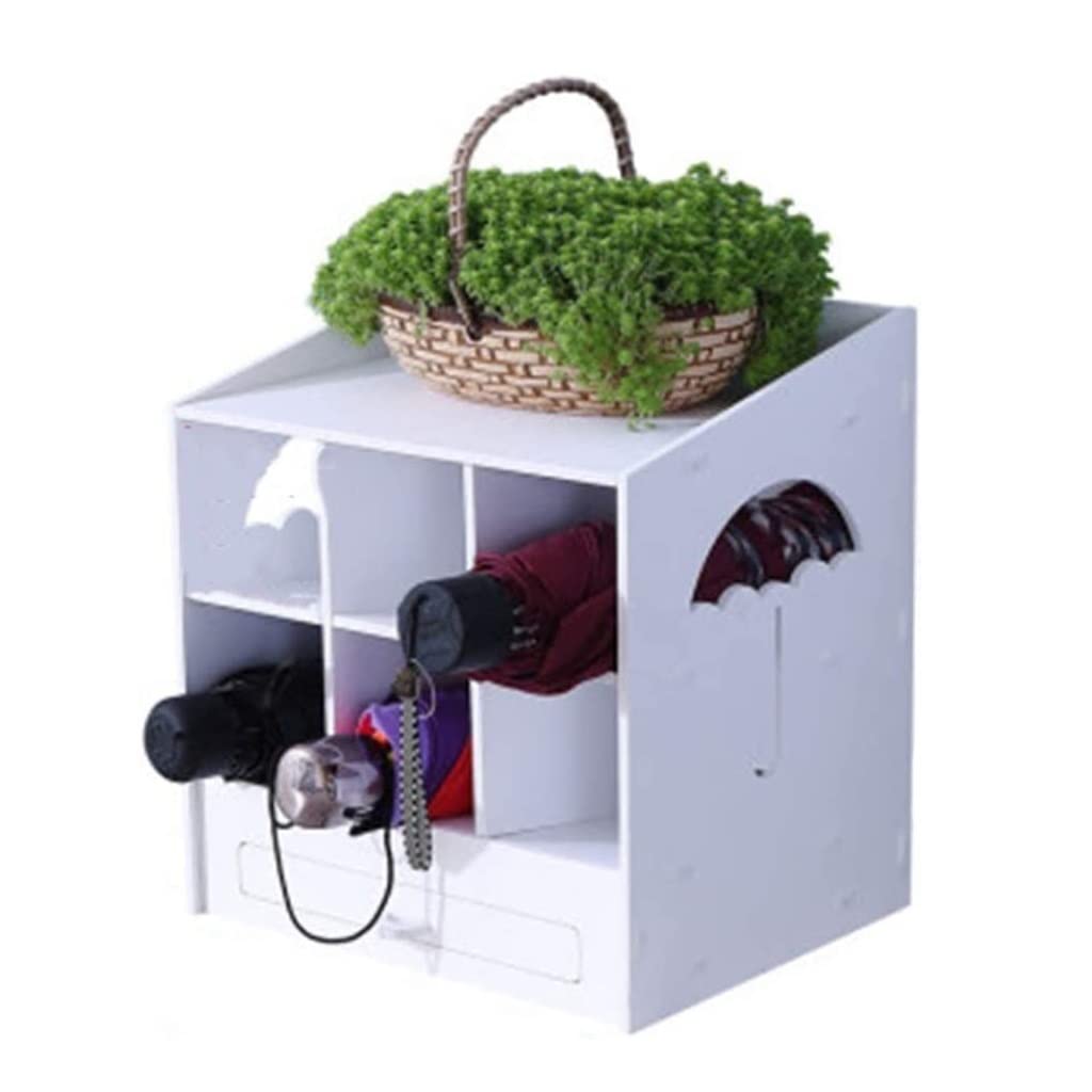 Gardeneea Umbrella Stand, Entryway Umbrella Stand Umbrella Rack Umbrella Stand Umbrella Racks Entrance Home Office Decoration Waterproof WPC With Storage Tray Umbrella Holder Umbrella Holder Umbrella