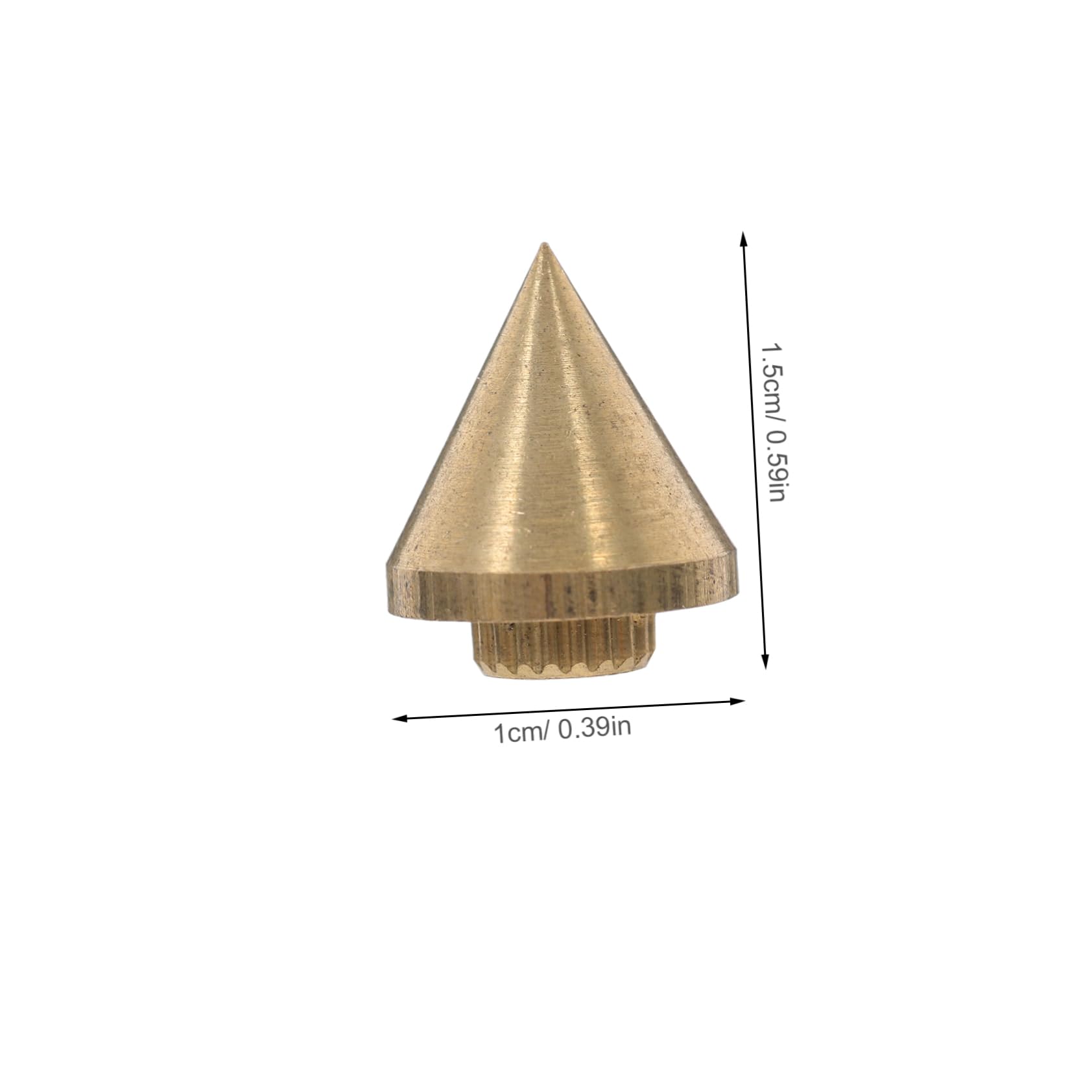 FUNOMOCYA Small Plumb Physics Experiment Instrument Gravity Plumb Cone for Teaching