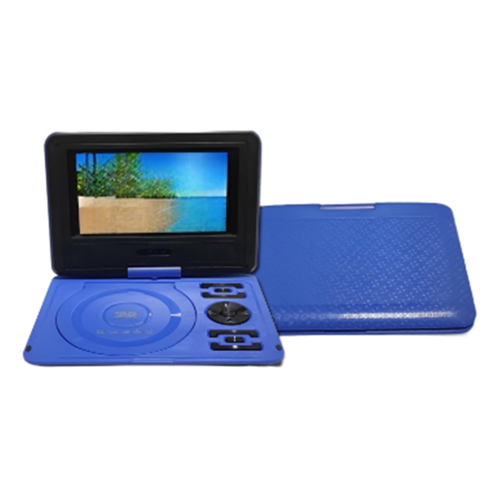 Lettore DVD portatile, Lettore DVD portatile da 7,8 pollici con schermo HD di grandi dimensioni, supporto for giochi e radio FM alta risoluzione(Pink)