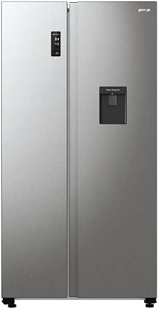 Gorenje NRR 9185 EAXLWD Frigorifero Side By Side, 178,6 Cm, NoFrostPlus, ConvertActive Zone, FastFreeze, Acciaio Inox, Classe E