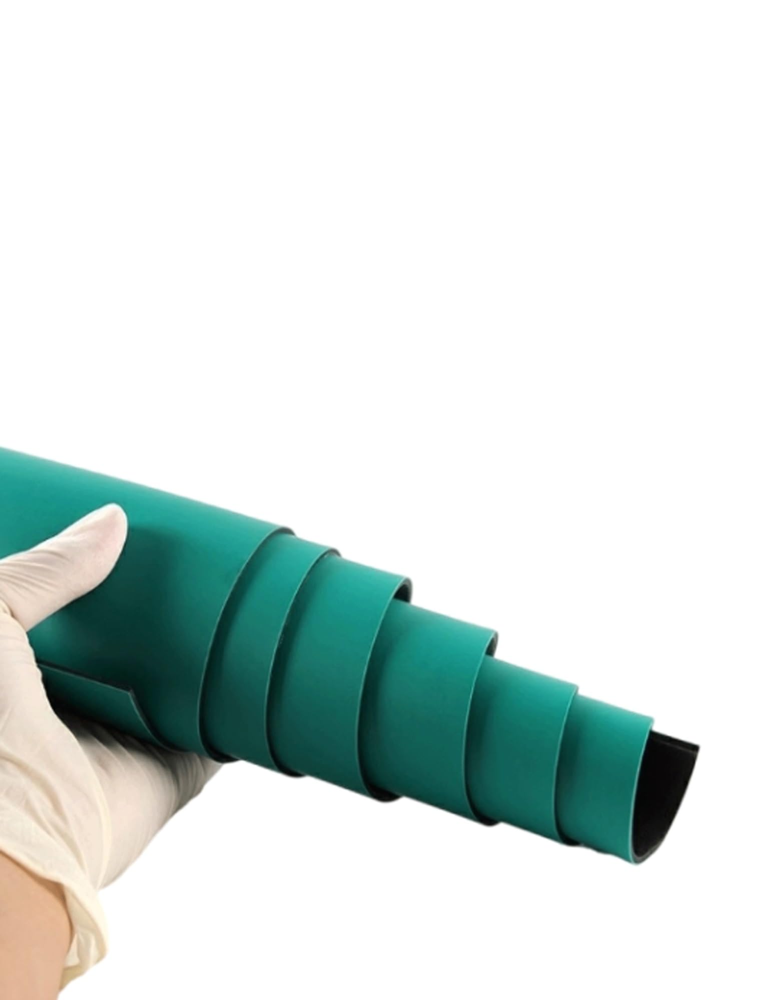 Antistatische Arbeitsmatte, grüne Gummimatte, PVC-Matte für Werkbank, Reparatur von ESD-Geräten, Tischmatte für Laborwartung, Dicke 2 mm, 100 x 200 x 0,2 cm