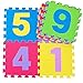 Tappeto Puzzle Certificato CE Gomma Antiscivolo Pieghevole Numeri Neonato Bambino Componibile Bimbi Gattonare Morbido Tappetino Pavimento Isolante Impermeabile Multicolore Soffice Schiuma Eva Testato