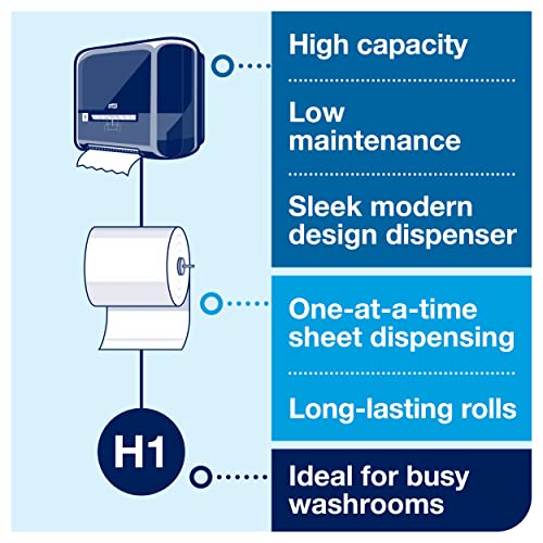 Tork Matic Paper Towel Dispenser, White, H1, One-at-a-Time Dispensing, Elevation Range, 5510202 - image 5
