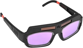 Marhynchus Welding Glasses, Welding Goggles Solar Auto Darkening Protective Glasses Goggle for Argon Arc Welding with Automatic Dimming Screen, Welding Helmets
