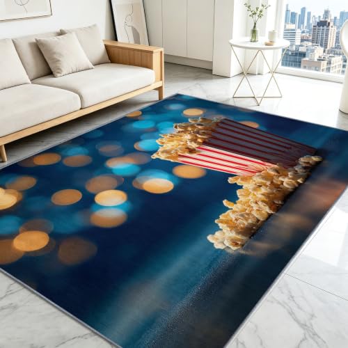 Alfombra lavable de salón para proteger suelos de comedor 3