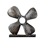 JTSTAN Ship Propeller Nautical Decor Sculpture - Maritime Theme Boat Steering Model Ornaments Resin