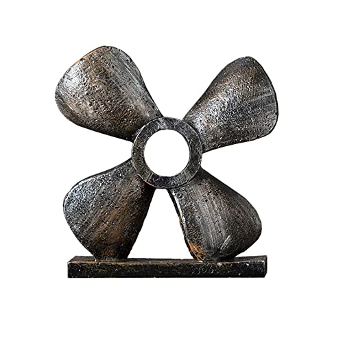 Jtstan Ship Propeller Nautical Decor Sculpture - Maritime Theme Boat Steering Model Ornaments Resin Handicraft Statue For Desktop Bookshelf Seaside House Decoration #TOP3