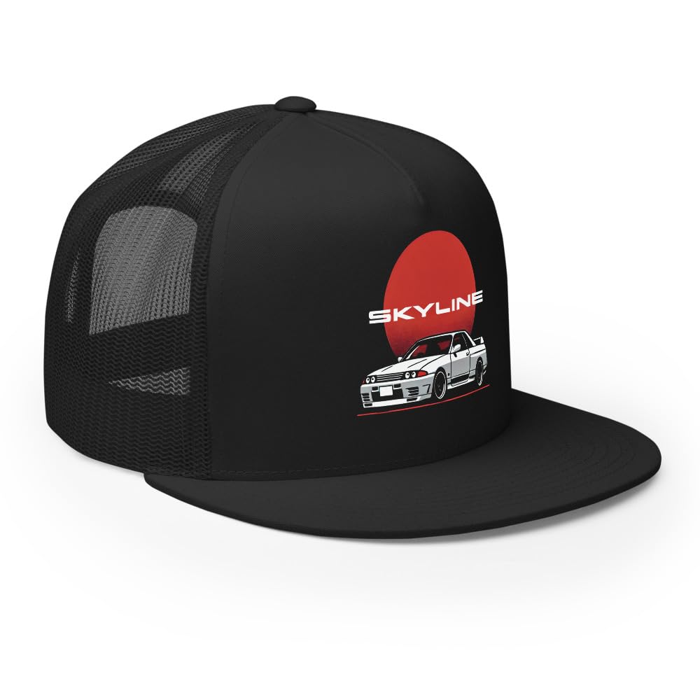 Cappellino JDM Drift Style Trucker R32 GTR per appassionati di tuner giapponesi