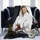 Simon Actor Baker Überwurfdecke, ultraweiches Flanell-Fleece, leichte Überwurfdecke, warme Klimaanlagen-Decke für Couch, Sofa, Bett, 203 x 152 cm