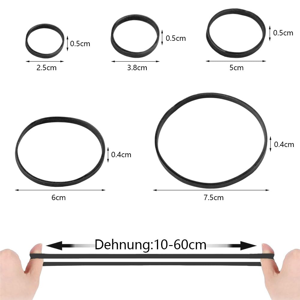 Anneaux Caoutchouc Adhésif 180 X 10 X 1,5 Mm - Anneaux En
