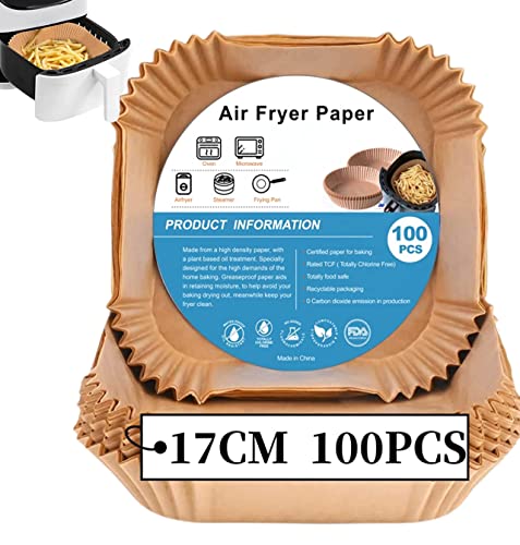 Carta Forno per Friggitrice ad aria,100 PZ Fodera