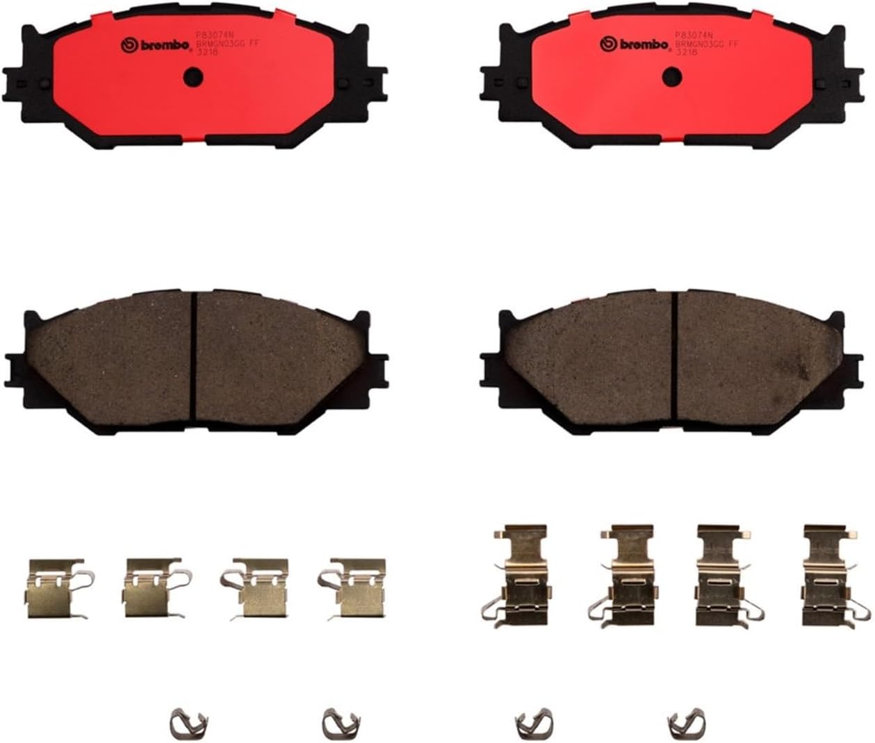 Brembo P83074N Premium Ceramic Front Disc Brake Pad Set LEXUS OE# 0446553020