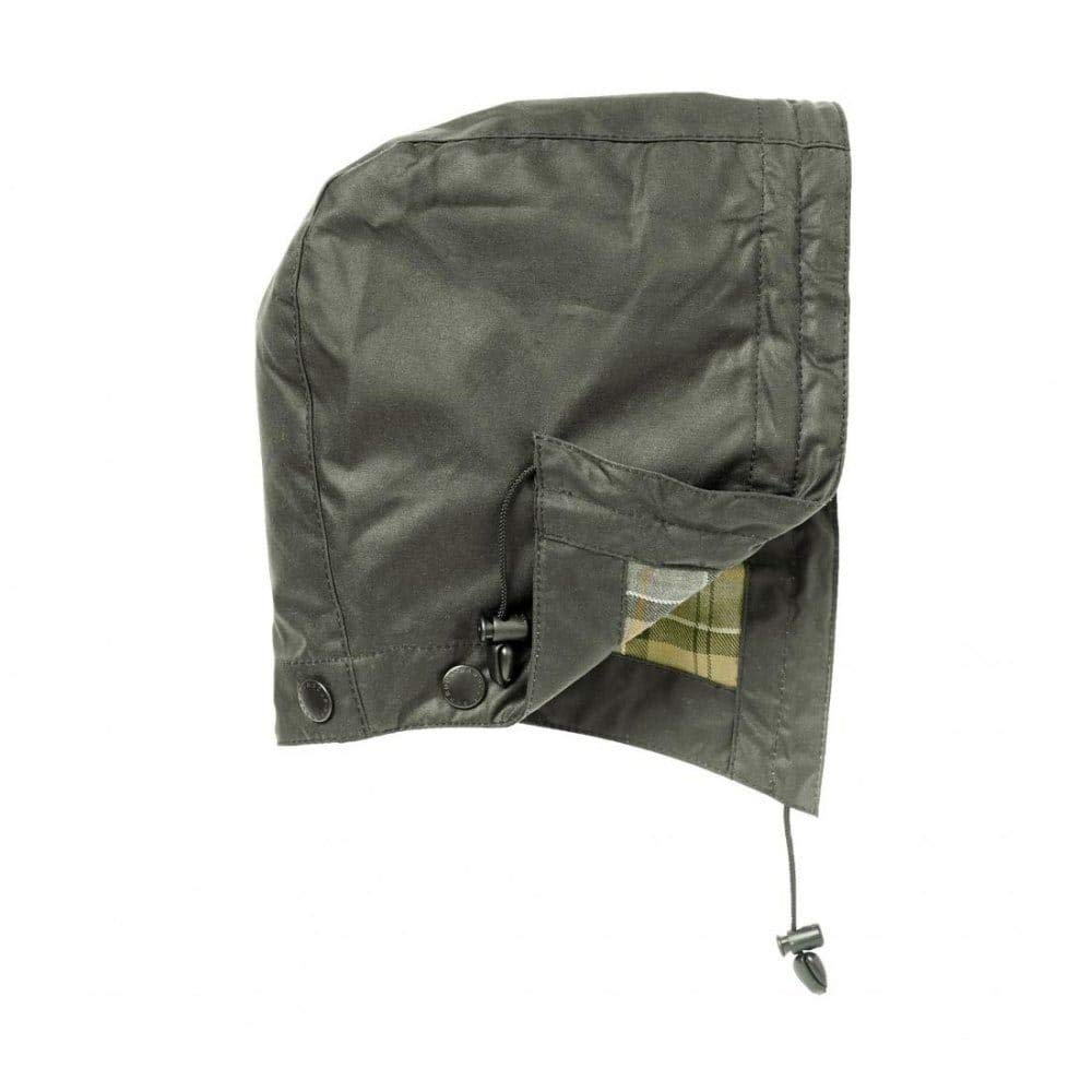Barbour Wax Cotton Hood - SAGE - ONE SIZE
