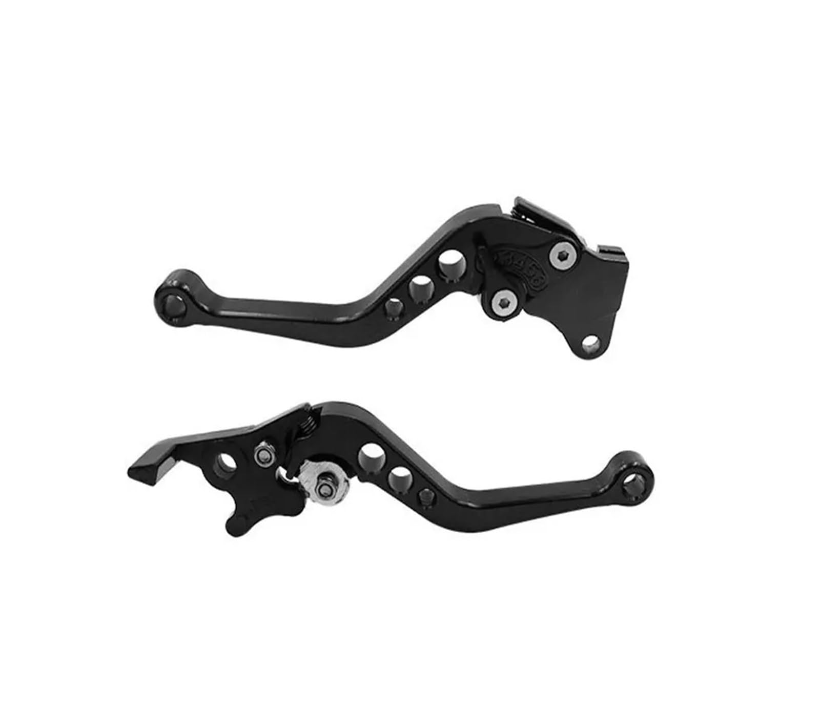 Abdktmnx Black Motorcycle Brake Handle Motorbike Cnc Clutch Drum Moto Brake Lever Handle Adjustable Handlebar Set Parts Handlebar Clutchs Brakes Levers