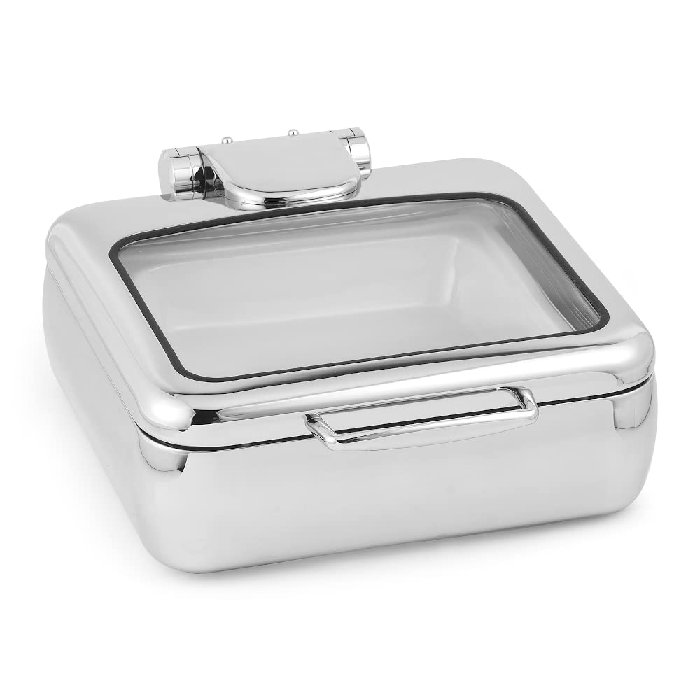 Jazz Rock Collection 6 Quart Induction Chafer by Eastern Tabletop – Stainless Steel, Model 3994GPL