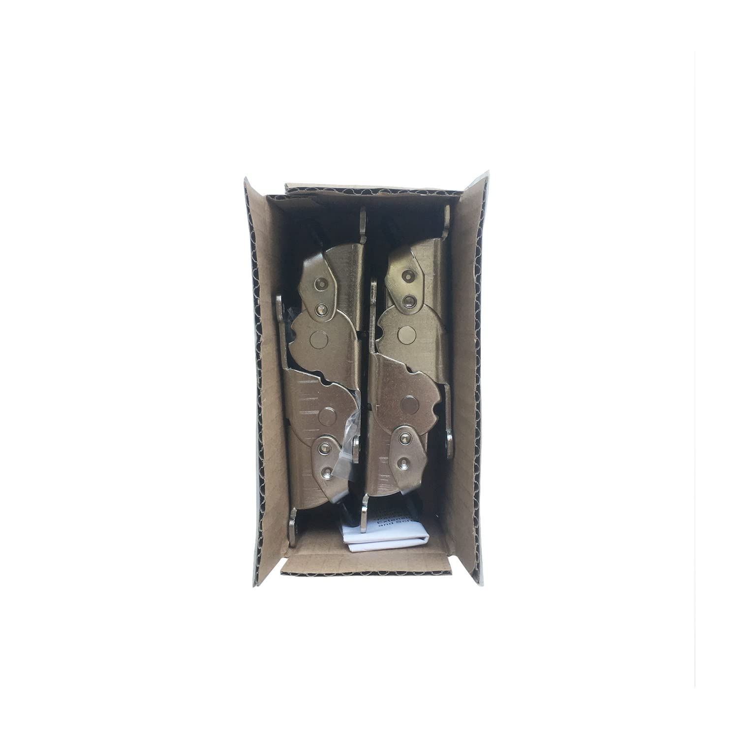 LIKERAINY 0-90-180 Grados Bisagras Plegables de Consola Plegable Tapa Tabla Soporte Invisible para Panel de Extensión de Mesa Muebles Armario Estantes Hierro Galvanizado Plata Paquete de 4