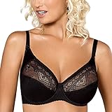 Gaia 059 BS BH, verstellbare Träger, Verschluss auf der Rückseite, klassisches Modell – Made in EU Gr. 75B, schwarz