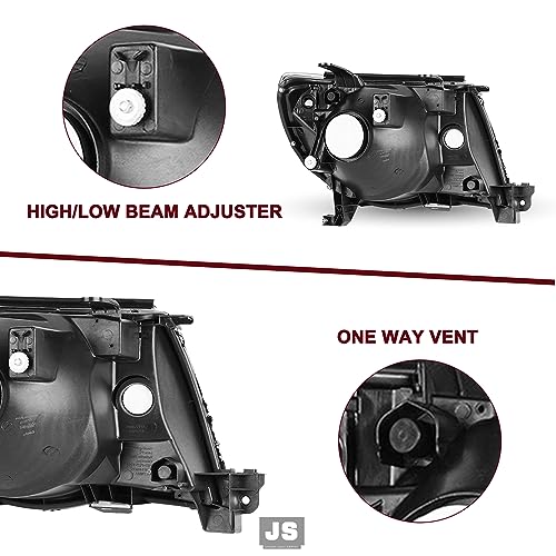 Image of JSBOYAT Halogen Headlight Assembly for 2005-2011 Toyota Tacoma Pickup