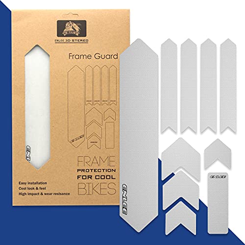 LS LETONG SINIAN All Mountain Style Protector de Las Manivelas de los Pedales, Protege Las Manivellas de tu Bicicleta de Posibles rayadas y Golpes,Película Protectora de Cuadro de Bicicleta Universal Cover