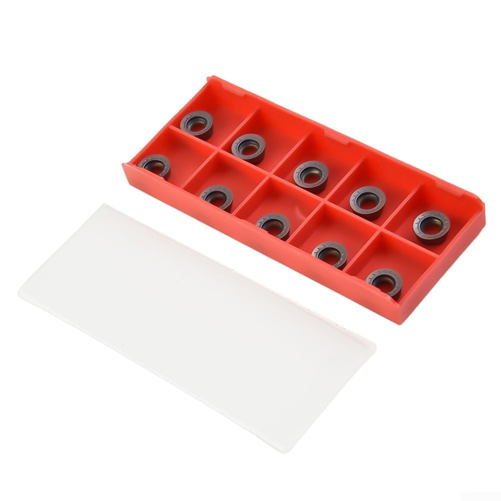 Inserti in carburo RPMT10T3MOE VP15TF, 10 pezzi per tornio di precisione