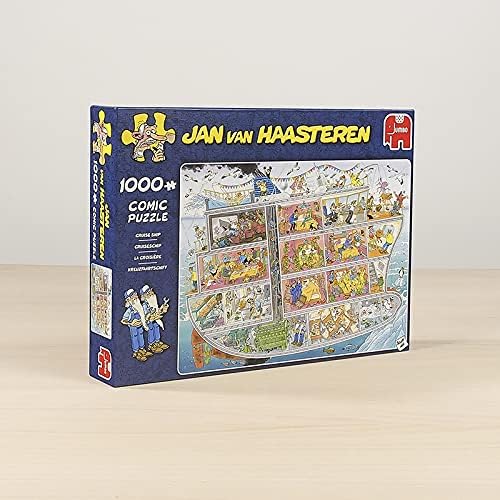 Jumbo, Jan Van Haasteren - 'Cruise Ship' Unique Comic Fun Designed Jigsaw Puzzle for Adults - 1,000 Piece