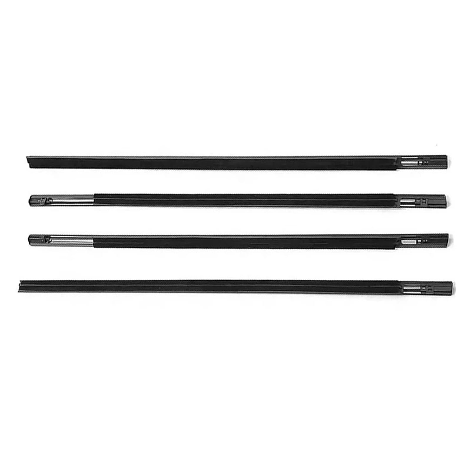 Toudayuhp One Color 4Pcs Car Door Window Sealing Strip Compatible With X-Trail T31 2008-2013 80821-1Da0a Exterior Windows Waterproof Rubber Weathe