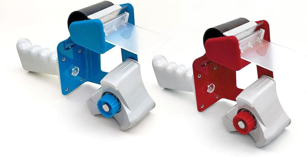 Home-Brand Home Brand Packing Tape Dispenser Gun for Moving: 2-inch Side-Loaded Heavy-Duty Packer with Cutting Blade - Bulk Carton and Box Sealing during Shipping, Moving, and More, assorted color