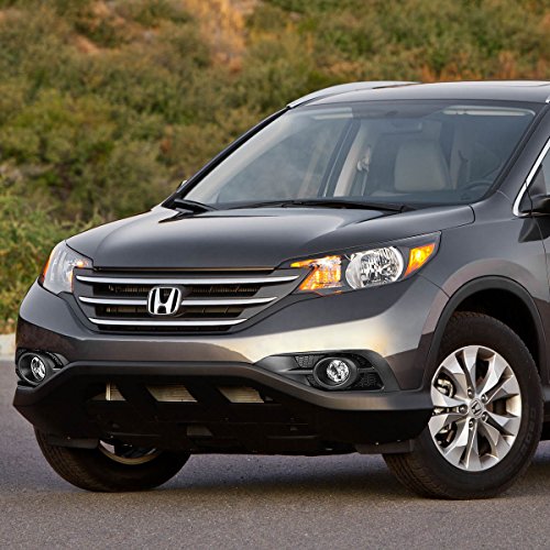 Dna Motoring Fl-Ztl-128-Ch Front Bumper Fog Light Driver & Passenger Side Enhance Visibility [Compatible With 12-14 Honda Cr-V] #TOP4