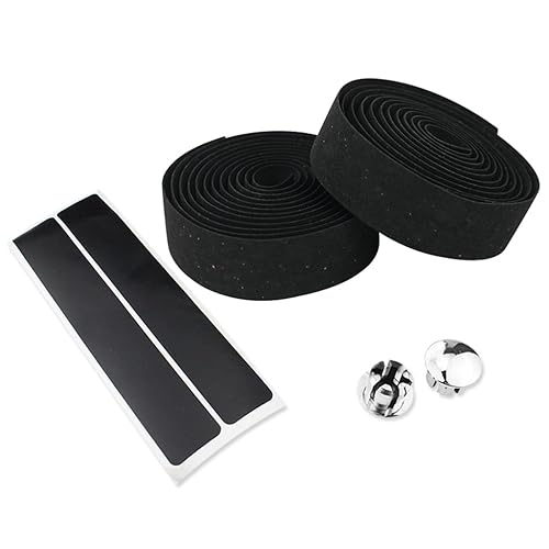 Miniatura 8 de Cinta de manillar de bicicleta Cinta de manillar de bicicleta de corcho Cinta de manillar de espuma EVA Envolturas de mango de ciclismo Color rojo