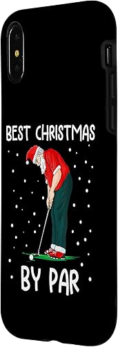 Miniatura 2 de iPhone XXS Best Christmas By Par Funny Golf Lover Golfista Santa Claus