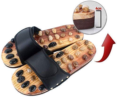 Cyrox Multicolored Durable Acupressure Wooden Natural Stone Massage Slippers || Leg Foot Massager Slipper for Men & Women (Free Size) Cyrox Multicolored Durable Acupressure Wooden Natural Stone Massage Slippers || Leg Foot Massager Slipper for Men & Women (Free Size)