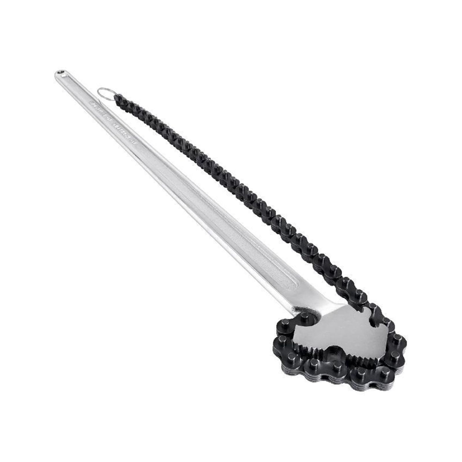 24in Pipe Chain Wrench w/ 6.7in Dia Capacity Carbon Steel Heavy Duty Manuel Strap Oil Fuel Filter Hand Removal Tool Do użytku DIY
