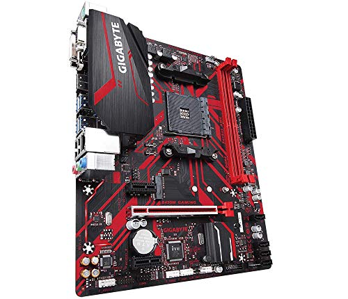 Image of GIGABYTE B450M Gaming Motherboard with Hybrid Digital PWM, GIGABYTE Gaming LAN with Bandwidth Management, PCIe Gen3 x4 M.2, 7-Colors RGB LED Strips Support