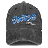 Sports Fan Baseball Cap Gifts for Men Women Apparel Embroidered Football Cotton Hat Merch Gear Suff, Blue Gray