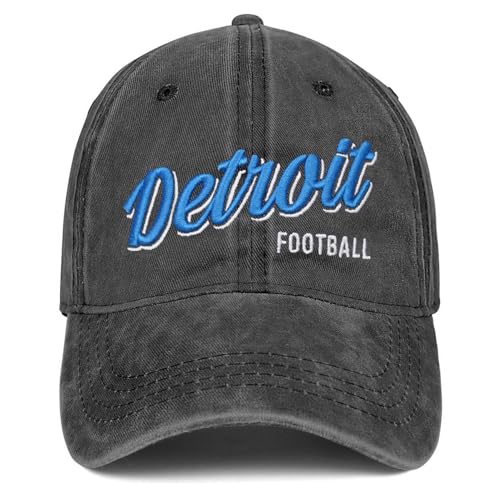 Sports Fan Baseball Cap Gifts for Men Women Apparel Embroidered Football Cotton Hat Merch Gear Suff Blue Gray