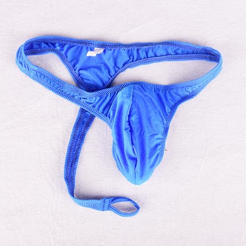 Men's Breathable T-back Thong Low Rise O-Ring Bulge Pouch String Brief Bikini Micro Mini G-string Thongs Panties2