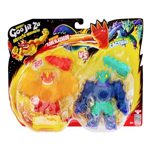 Heroes of Goo Jit Zu Meteor Madness Versus Pack, Flame Blazagon Versus Cacticus With Battle Gauntlet Weapons - Image 3