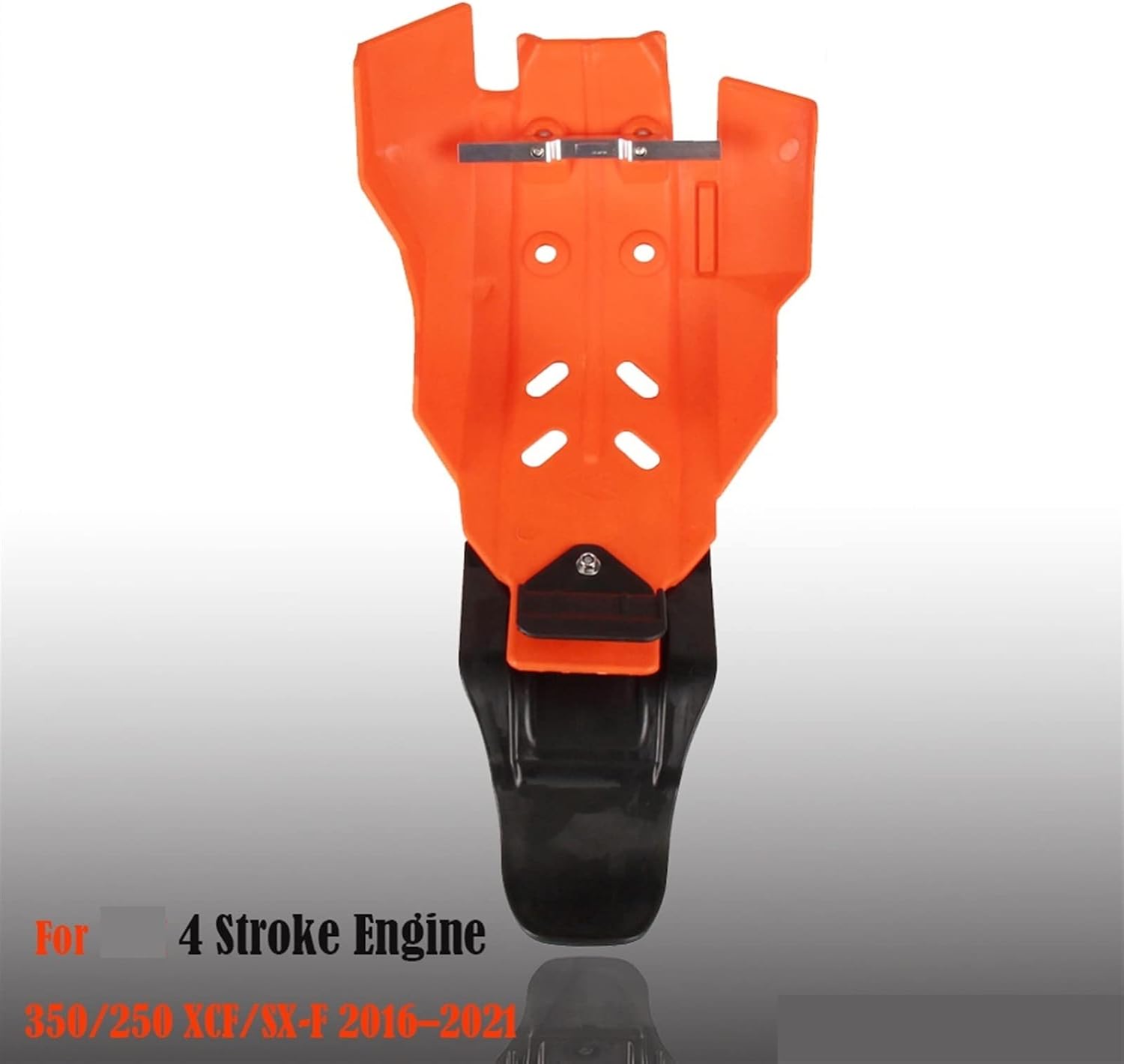Motorcycle Engine Frame Protector Cover Guard Skid Plate Compatible with XCF250 XCF350 SXF250 SXF350 XCF SXF 2016-2021 (Color : Orange, Size : A)