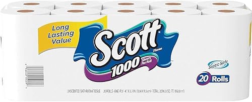 Miniatura 6 de Scott Essential Jumbo Roll JR. Papel higiénico sin núcleo (07006), 2 capas, blanco, con dispensador de papel higiénico Scott Pro Jumbo Roll (JRT)