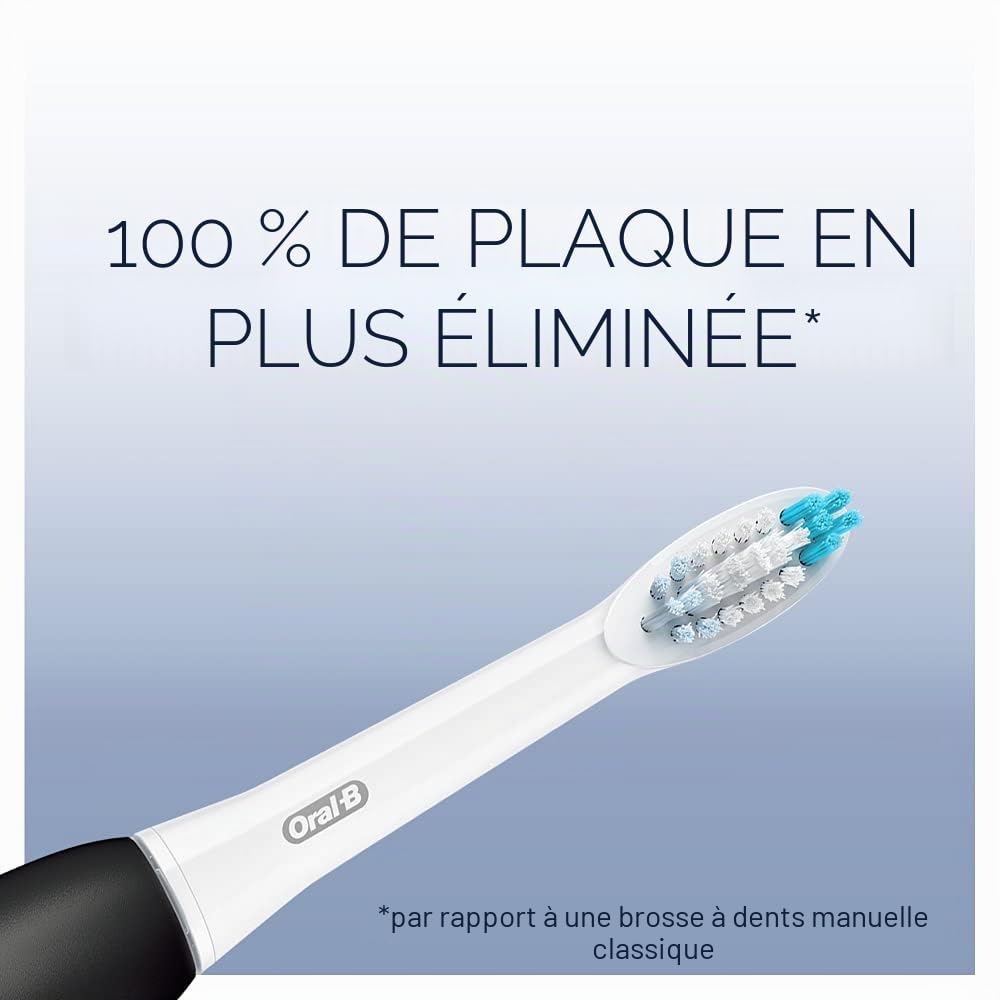 Oral-B Pulsonic Slim Clean 2000 Brosse à dents électrique électrique avec 2 modes de brossage pour soins dentaires et gencives saines avec minuteur, cadeau homme/femme, conçu par marron, noir