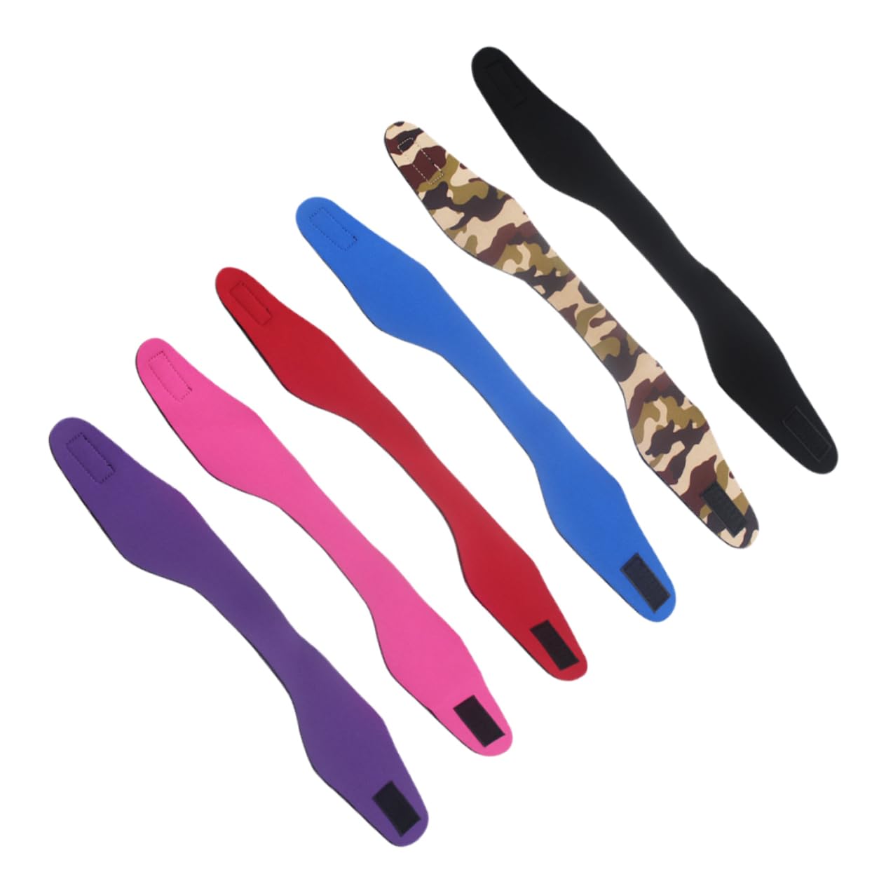 Toyvian 2 series Diadema Impermeable Con Protección Para Los Oídos Banda Para Las Orejas Para Nadar Diadema Para Deportes Acuáticos Diadema Para Natación Diadema 6 piezas x 2