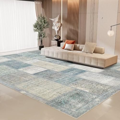 Tapete Moderno Geométrico 152x213 cm Azul