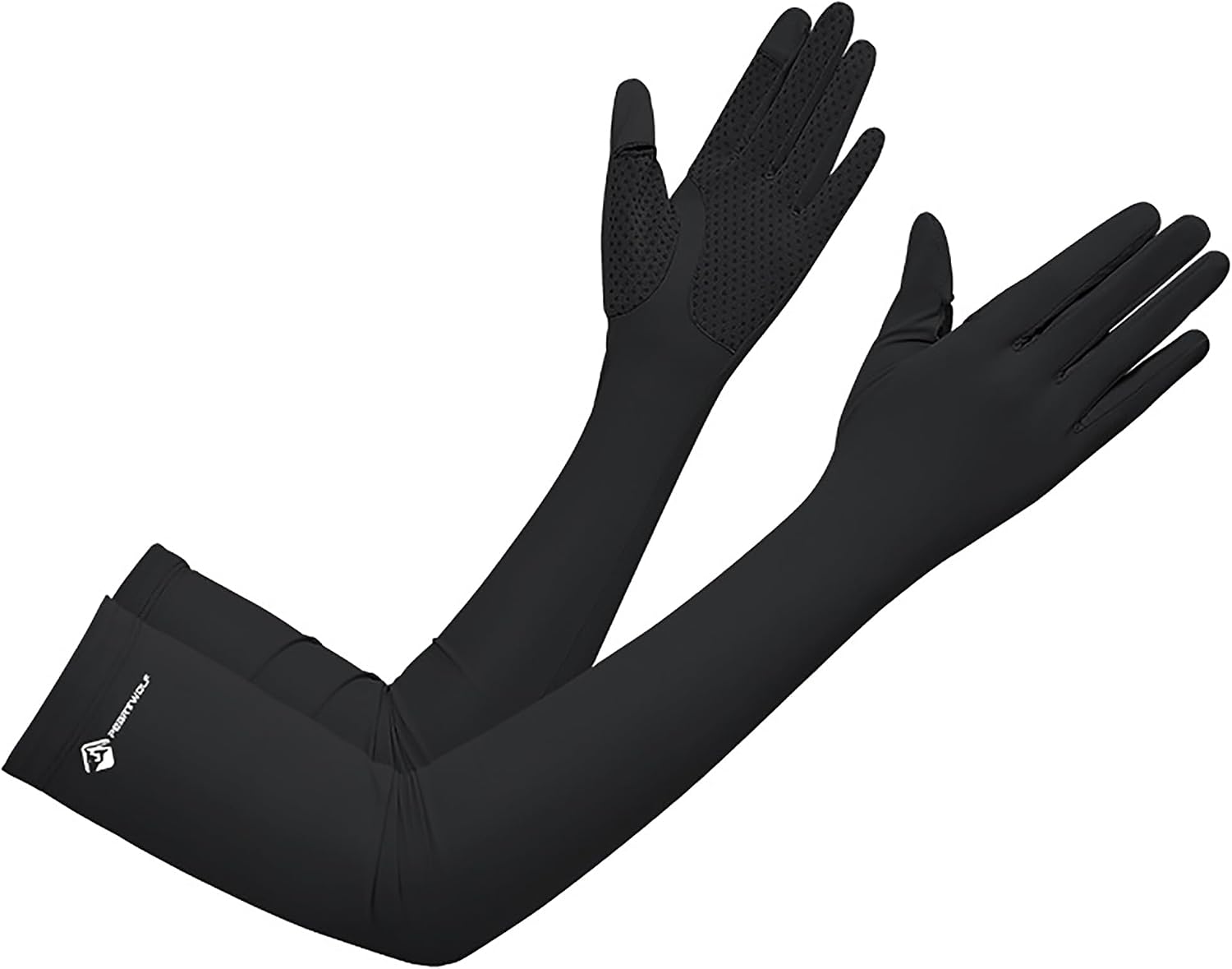 FGSS Summer Sunblock Gloves for Women Men - Long Ice-Silk Gloves Fashion Non Slip Driving Mittens Outdoor UV Protection