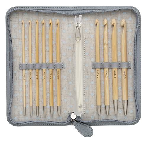 Tulip CarryT Interchangeable Bamboo Tunisian Hook Set-Sizes E4 To...
