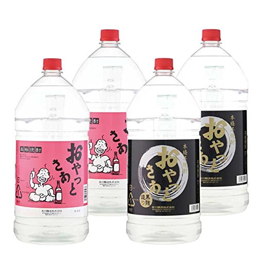 Amazon.co.jp: おやっとさあ5L・おやっとさあ黒5L 各2本 芋焼酎ｾｯﾄ