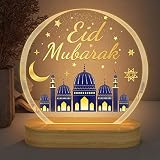 Ramadan Deacoration, Crystal Night Light, Ramadan Gifts for Home Bedroom Decor Family Friends