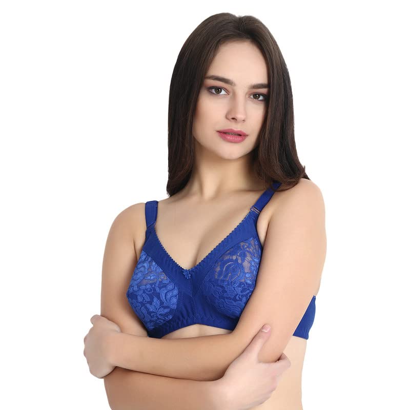 Image of Women Net Non-Padded Wire Free Regular Bra