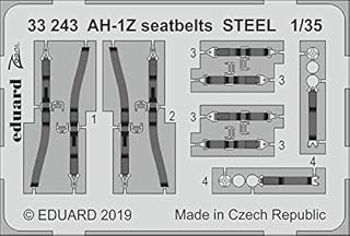 Edardo 1/35 AH-1Z Seat Belt Stainless Steel (Academy) Plastic Model Parts EDU33243